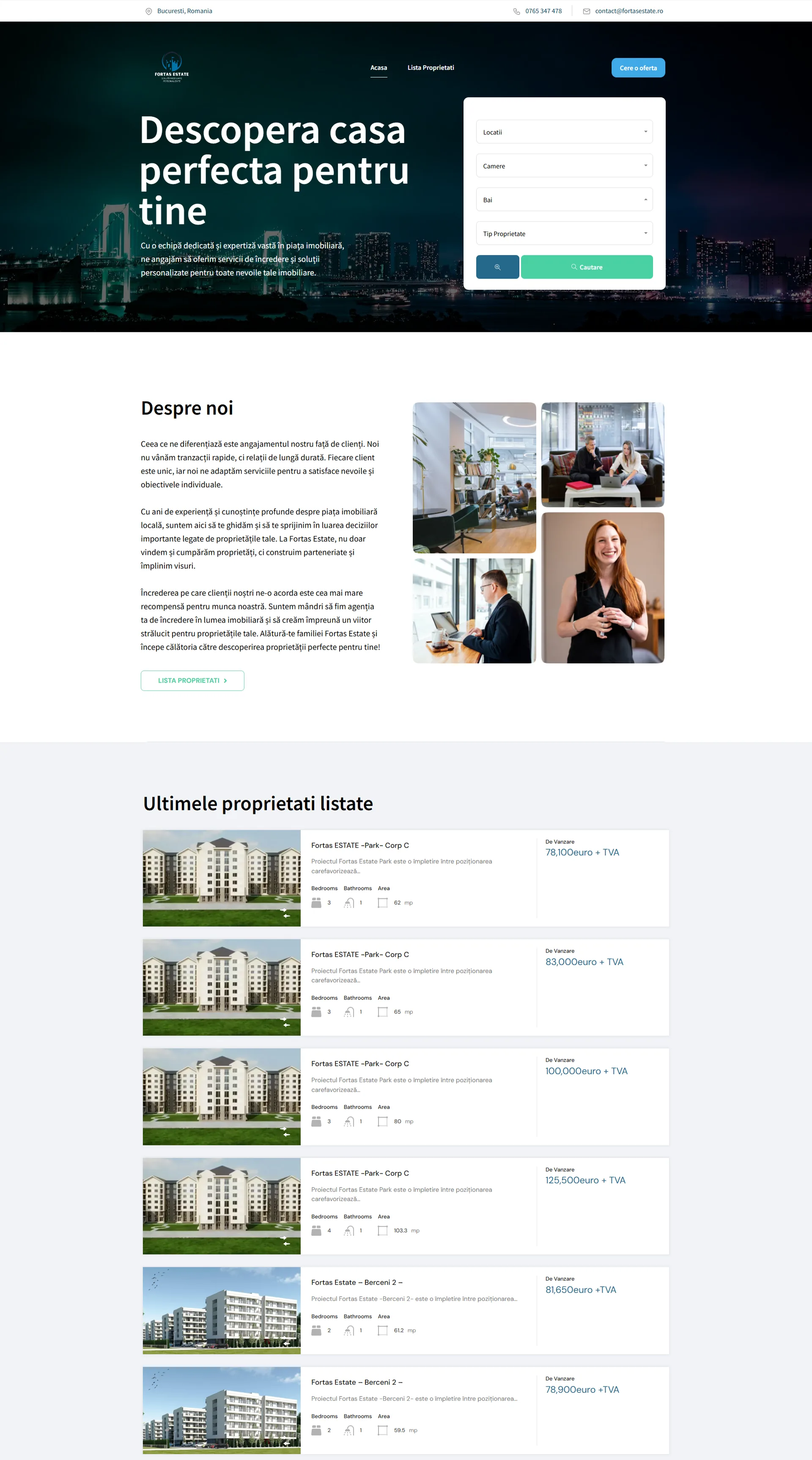 Screenshot Fortas Estate