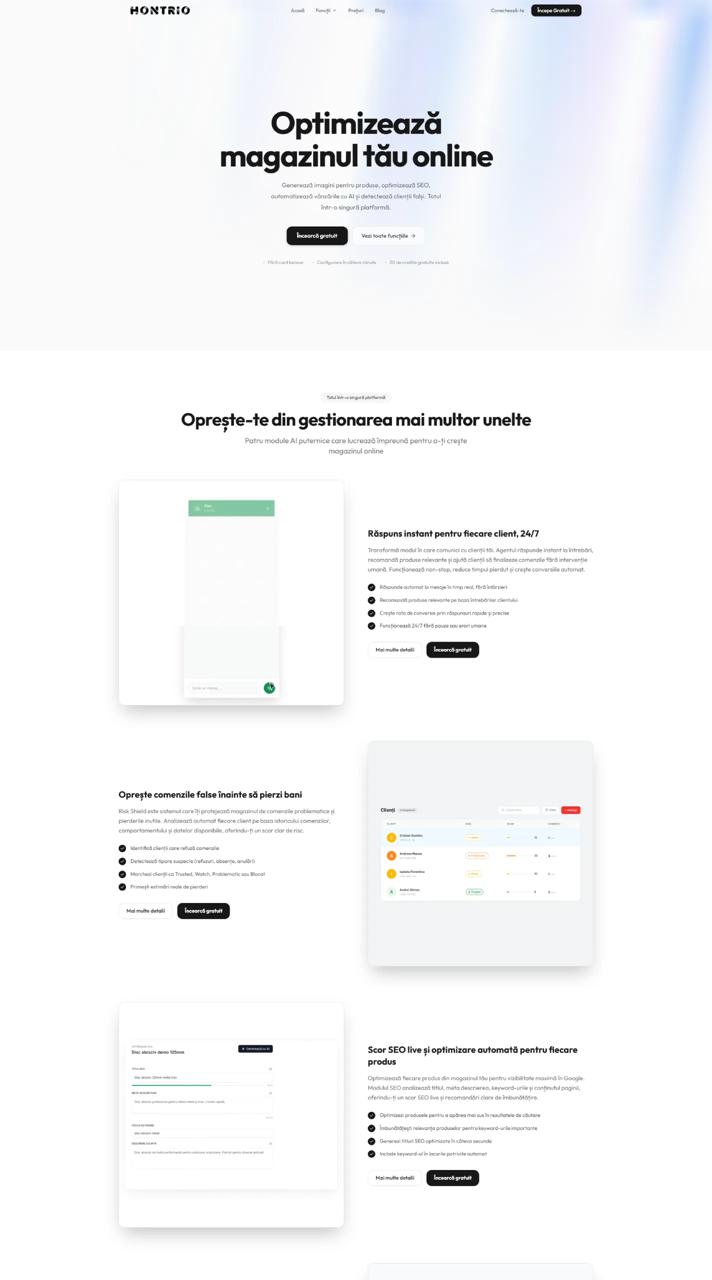 Screenshot Hontrio